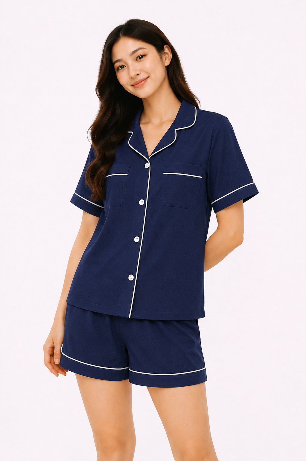 SleepEase Pajama Set with Triple Layer Pocket Technology