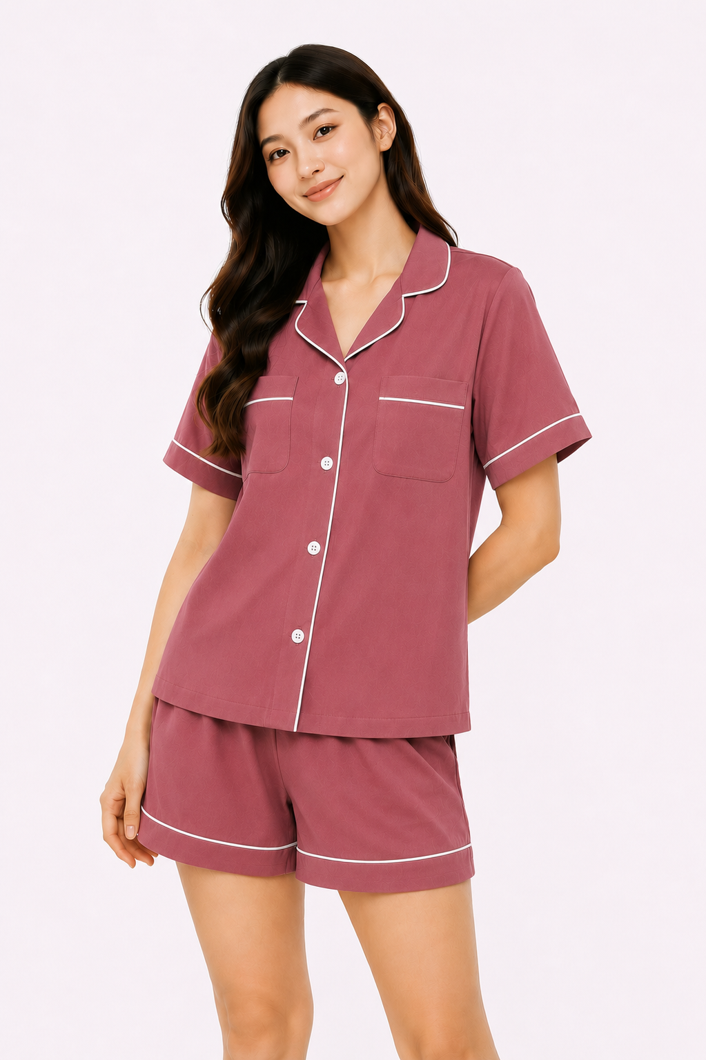 SleepEase Pajama Set with Triple Layer Pocket Technology