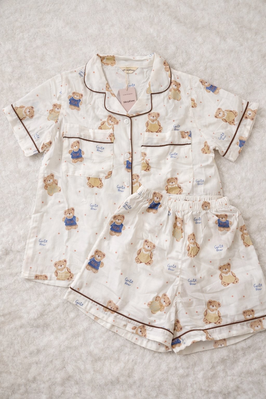 SleepEase Pajama Set with Triple Layer Pocket Technology