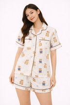 SleepEase Pajama Set with Triple Layer Pocket Technology