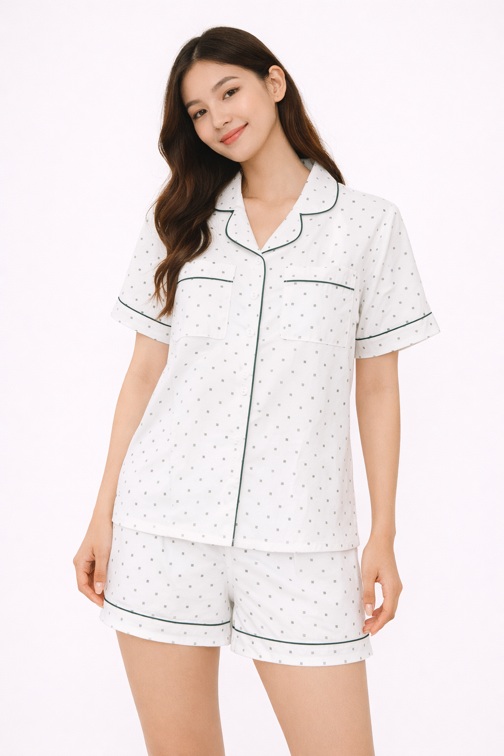 SleepEase Pajama Set with Triple Layer Pocket Technology