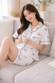 SleepEase Pajama Set with Triple Layer Pocket Technology