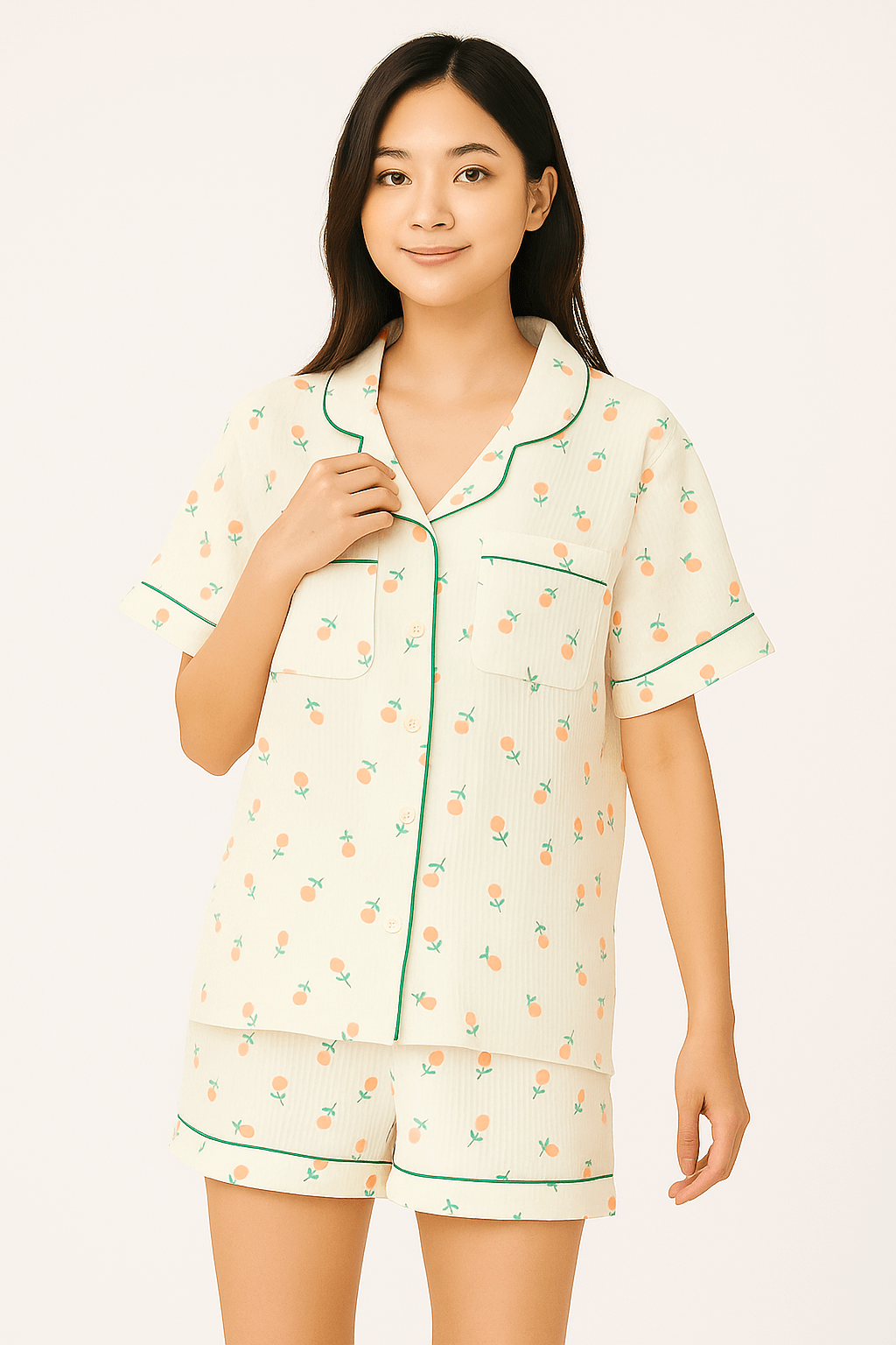 SleepEase Pajama Set with Triple Layer Pocket Technology