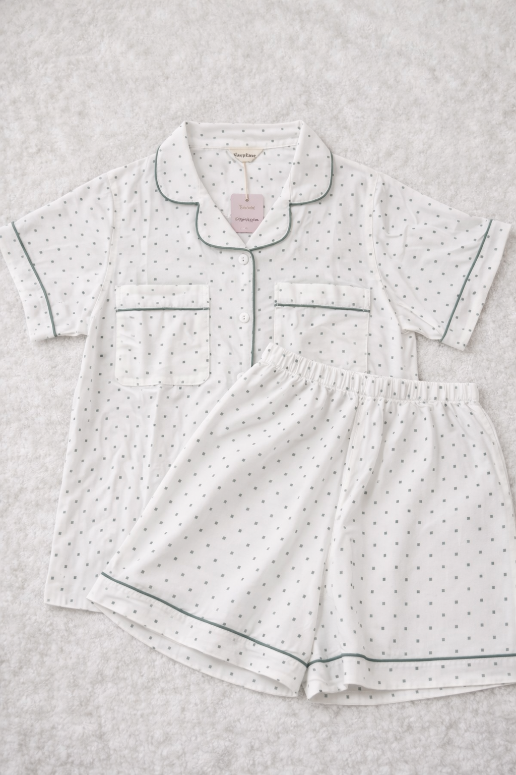 SleepEase Pajama Set with Triple Layer Pocket Technology